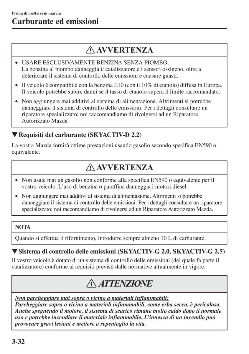 Mazda 6 III manuale del proprietario / page 112