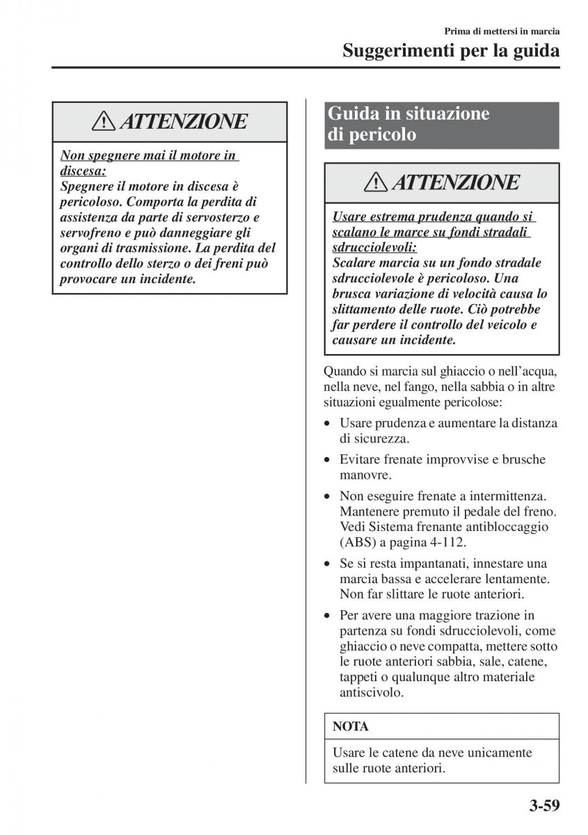 Mazda 6 III manuale del proprietario / page 139