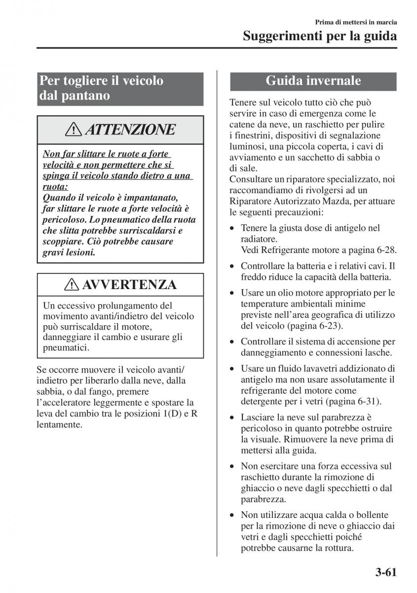 Mazda 6 III manuale del proprietario / page 141