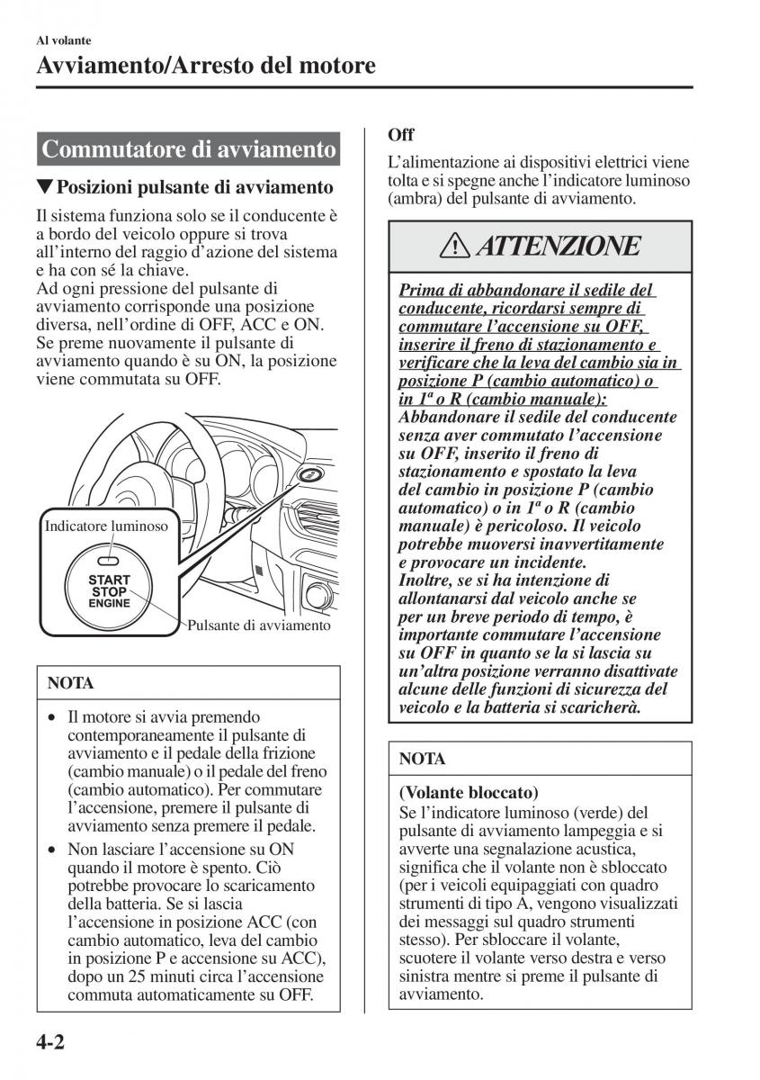 Mazda 6 III manuale del proprietario / page 160