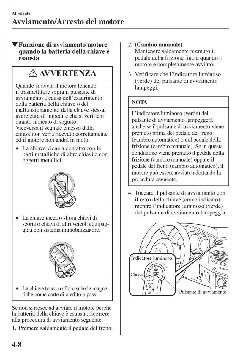 Mazda 6 III manuale del proprietario / page 166