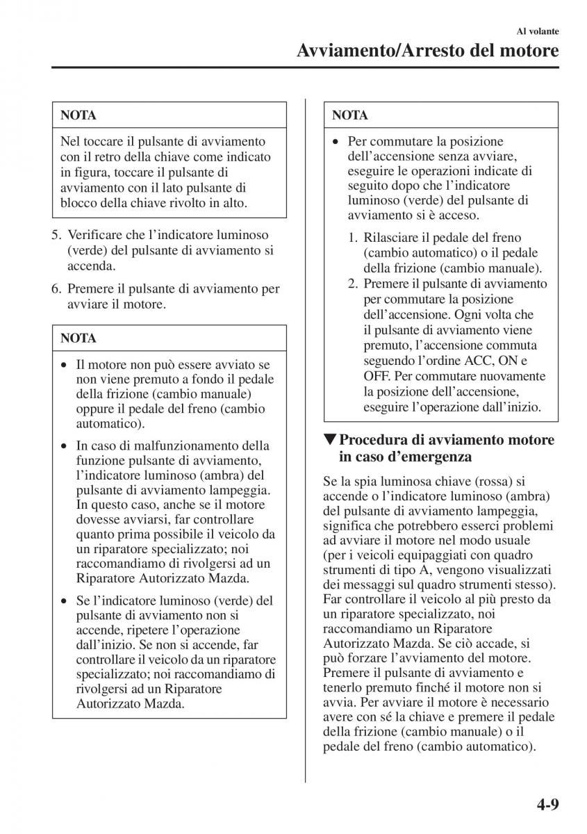 Mazda 6 III manuale del proprietario / page 167