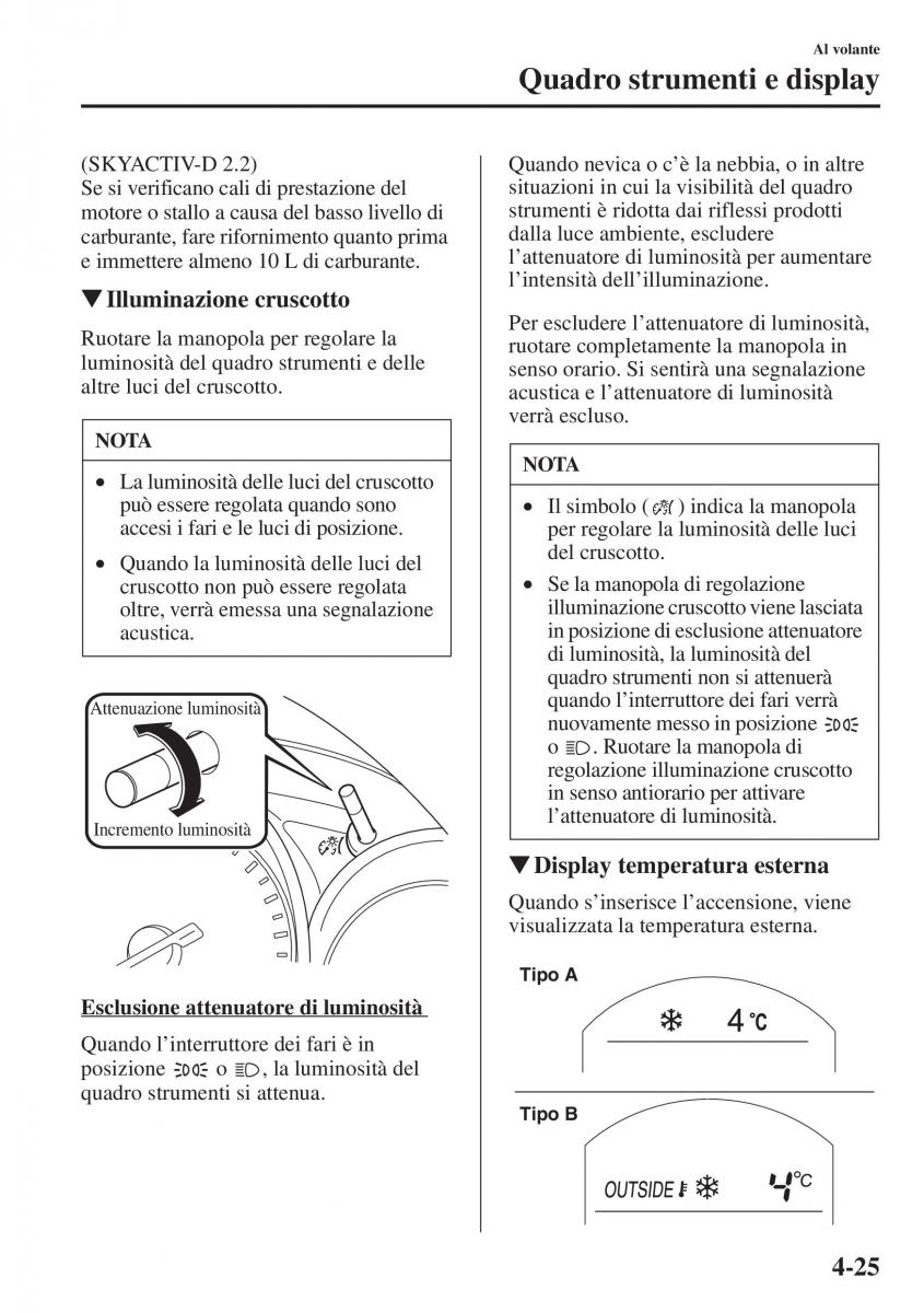 Mazda 6 III manuale del proprietario / page 183