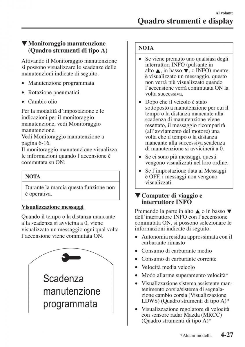 Mazda 6 III manuale del proprietario / page 185