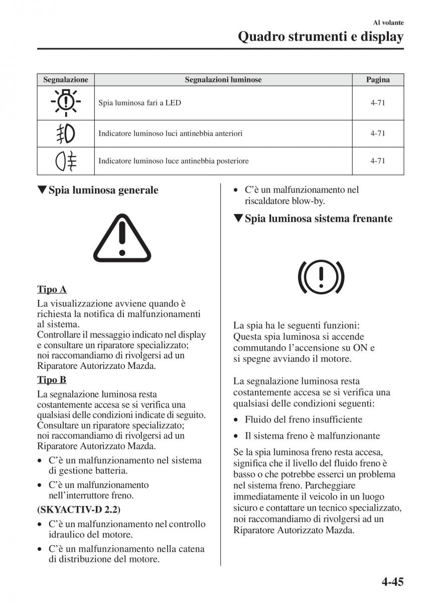 Mazda 6 III manuale del proprietario / page 203