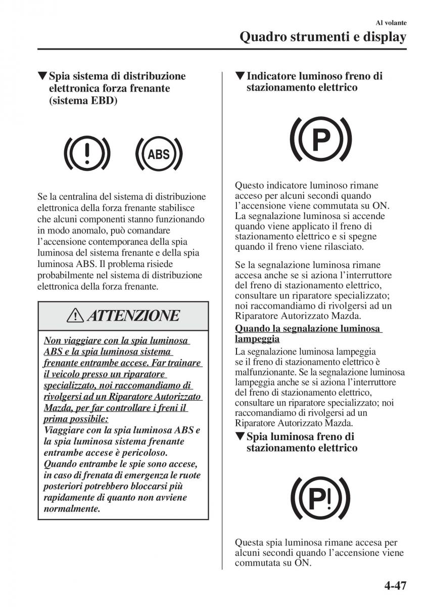 Mazda 6 III manuale del proprietario / page 205