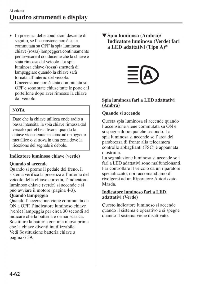 Mazda 6 III manuale del proprietario / page 220