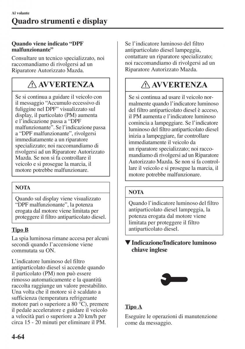 Mazda 6 III manuale del proprietario / page 222