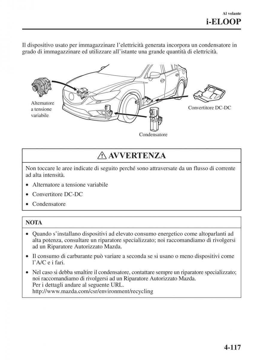 Mazda 6 III manuale del proprietario / page 275