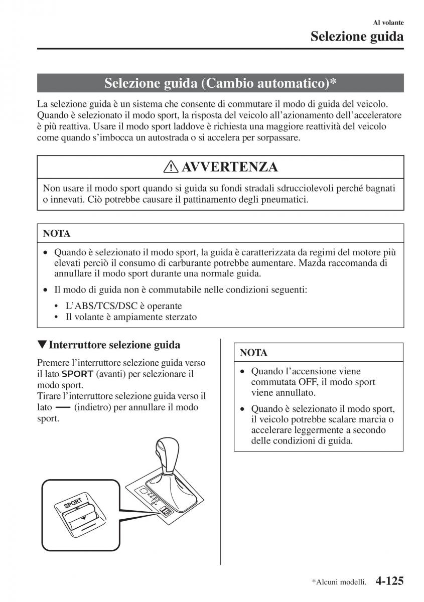 Mazda 6 III manuale del proprietario / page 283