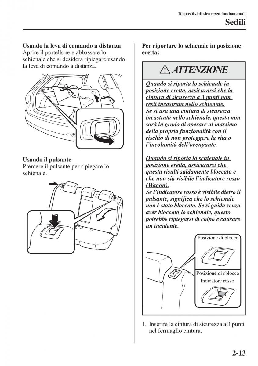 Mazda 6 III manuale del proprietario / page 37