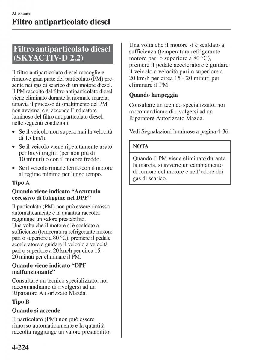 Mazda 6 III manuale del proprietario / page 382