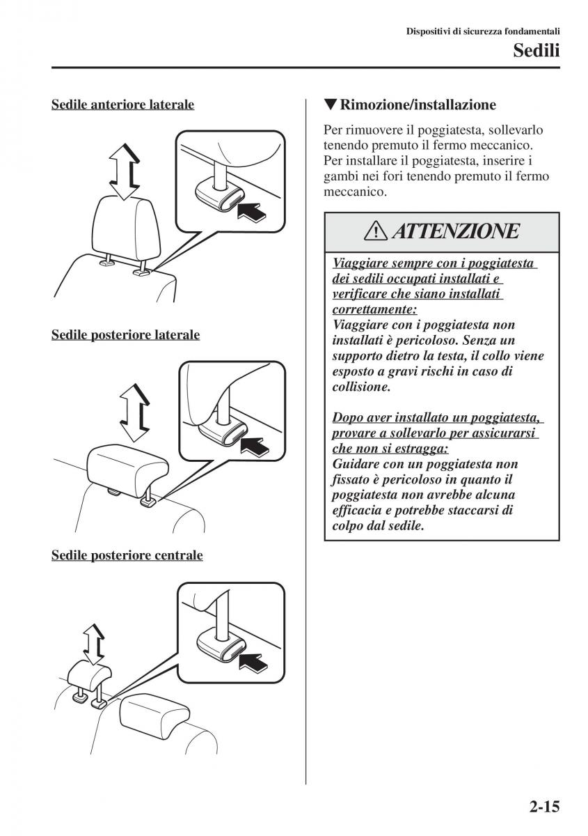 Mazda 6 III manuale del proprietario / page 39