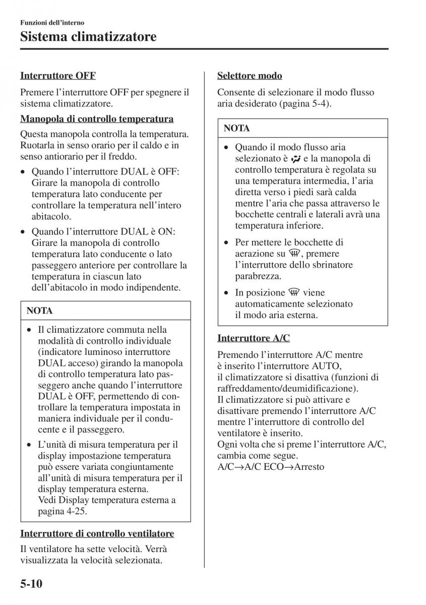 Mazda 6 III manuale del proprietario / page 418