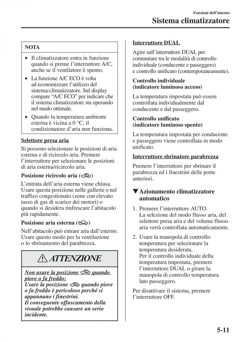 Mazda 6 III manuale del proprietario / page 419