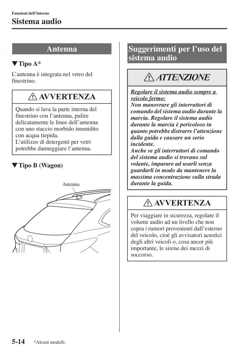 Mazda 6 III manuale del proprietario / page 422