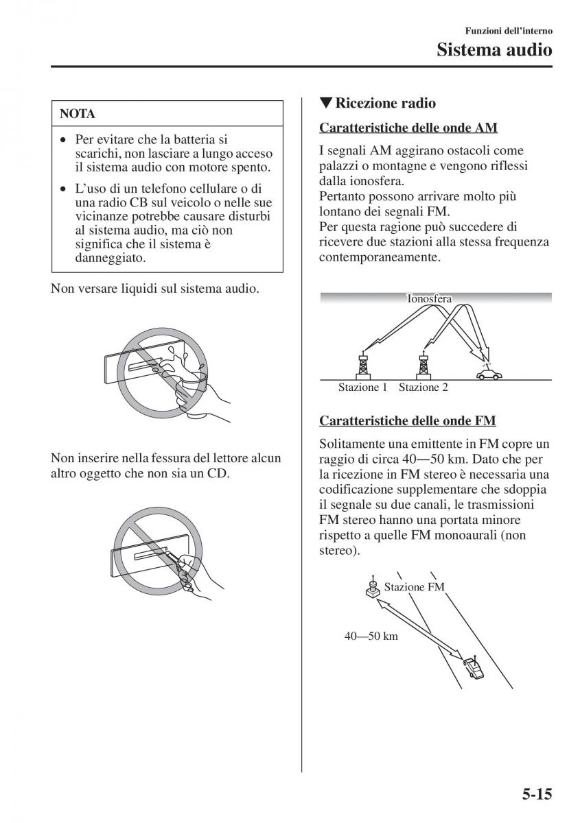 Mazda 6 III manuale del proprietario / page 423