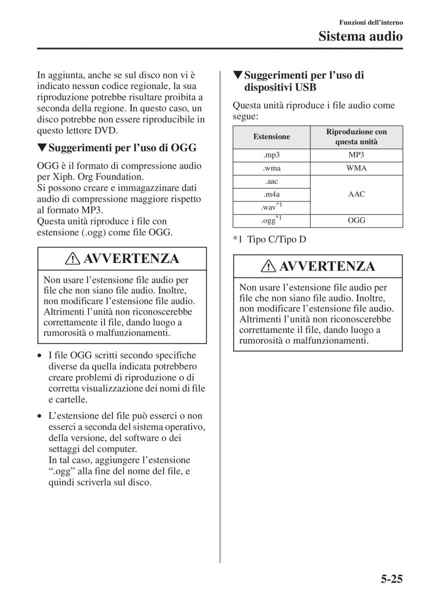 Mazda 6 III manuale del proprietario / page 433