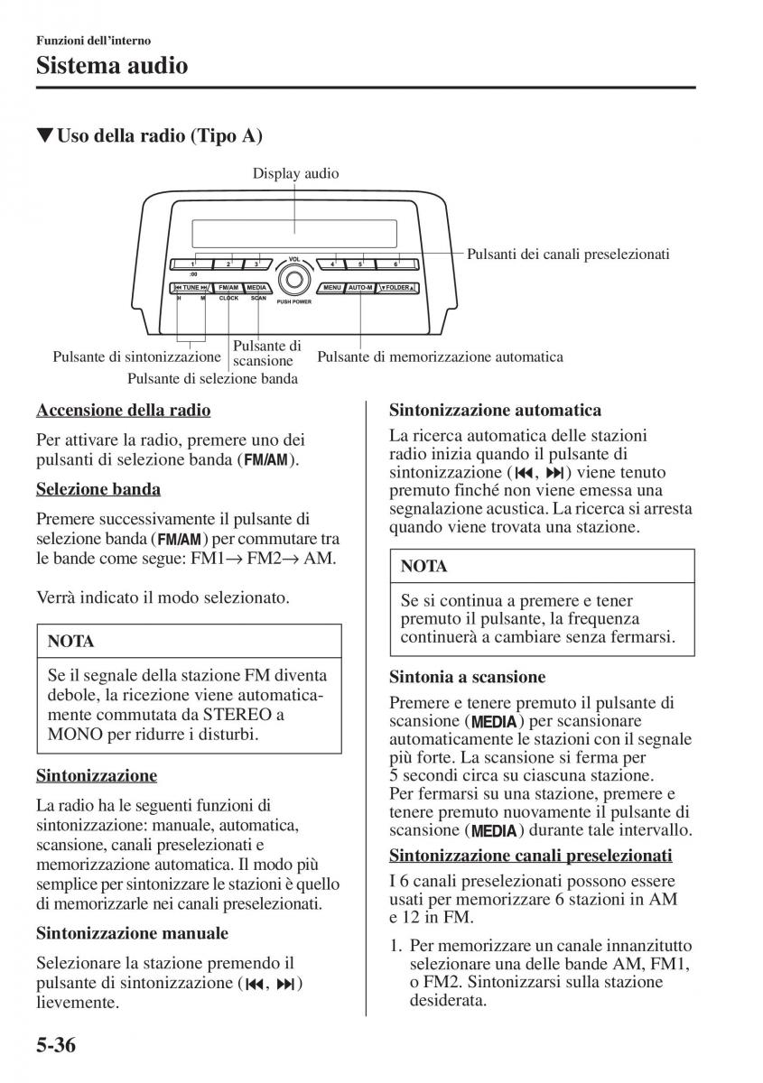 Mazda 6 III manuale del proprietario / page 444