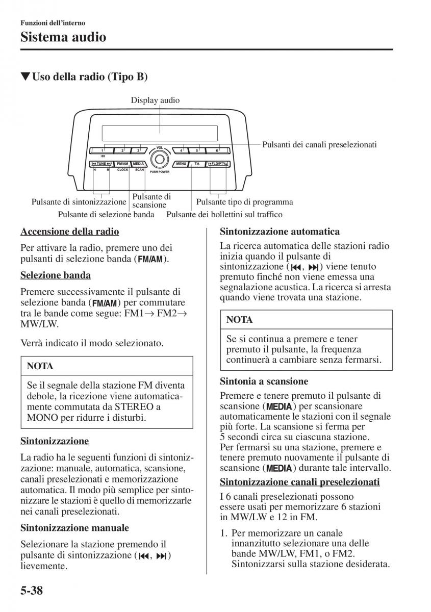 Mazda 6 III manuale del proprietario / page 446