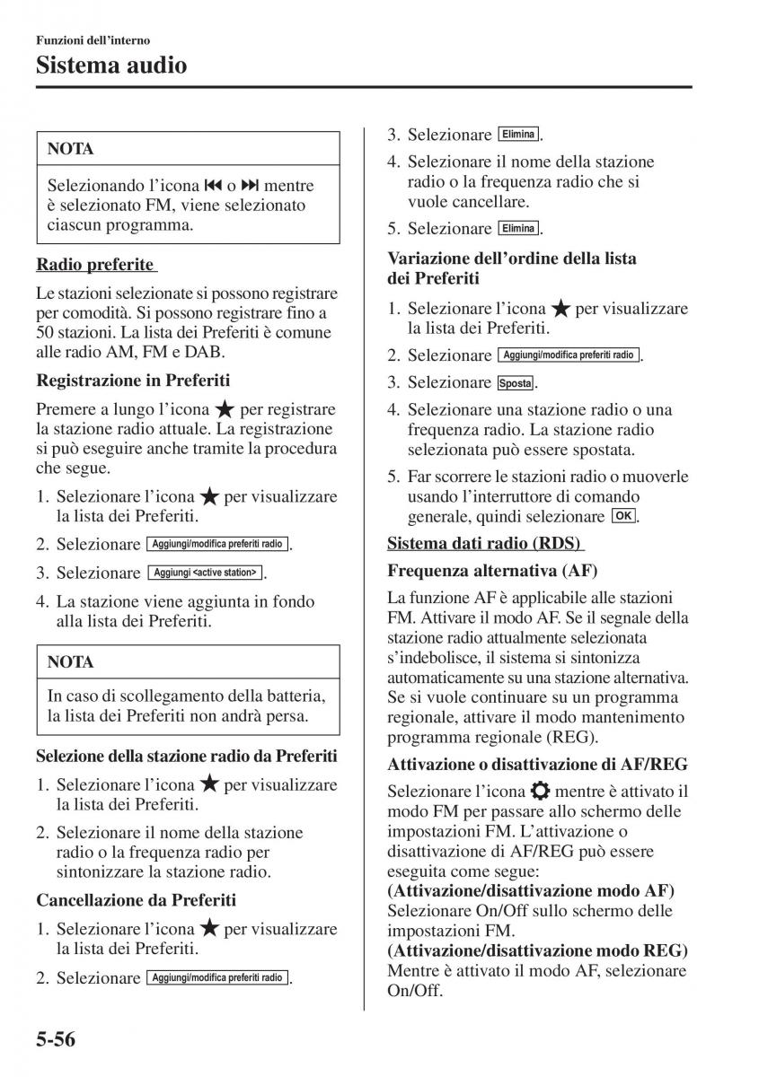 Mazda 6 III manuale del proprietario / page 464