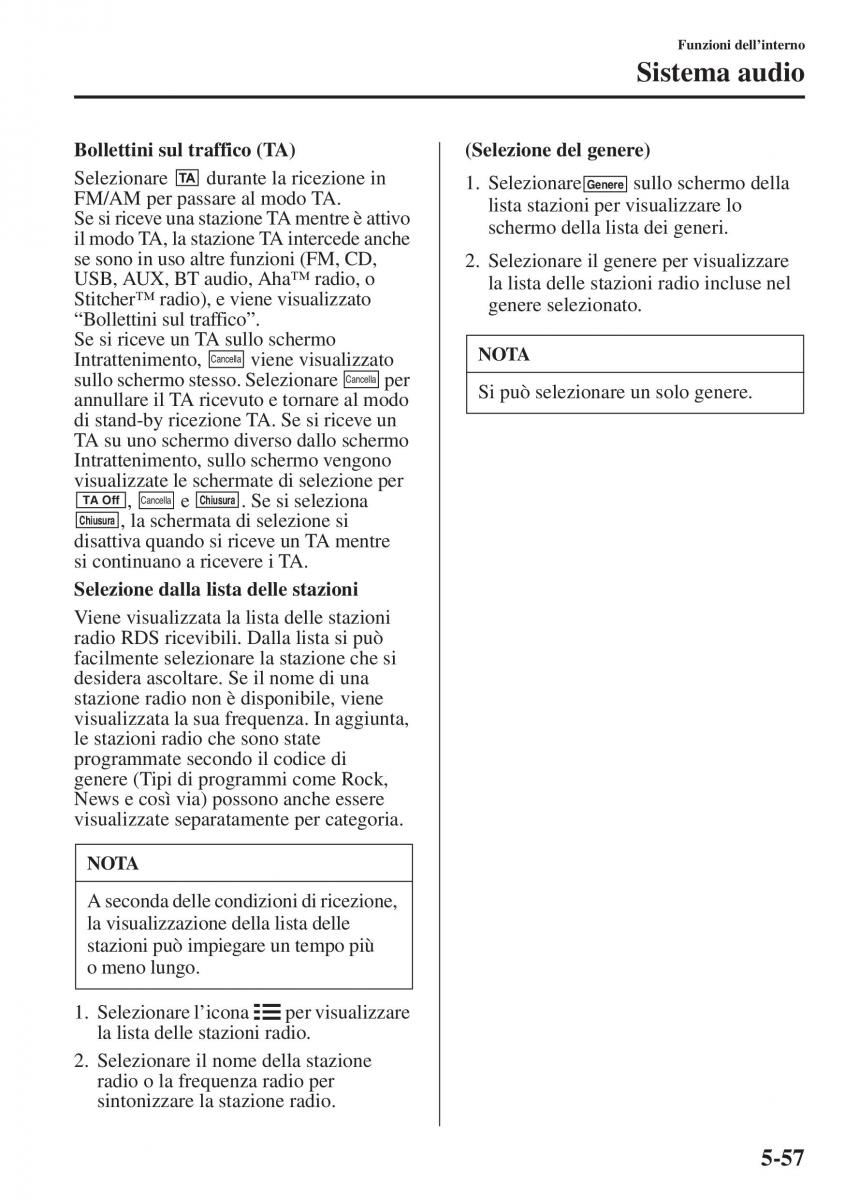 Mazda 6 III manuale del proprietario / page 465