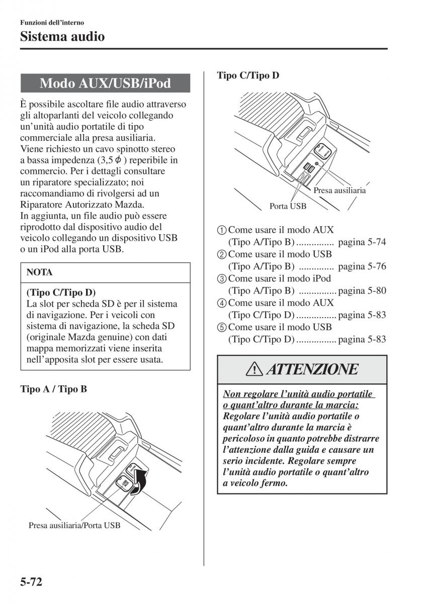 Mazda 6 III manuale del proprietario / page 480