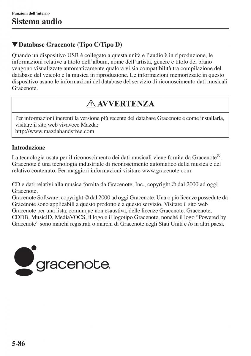 Mazda 6 III manuale del proprietario / page 494