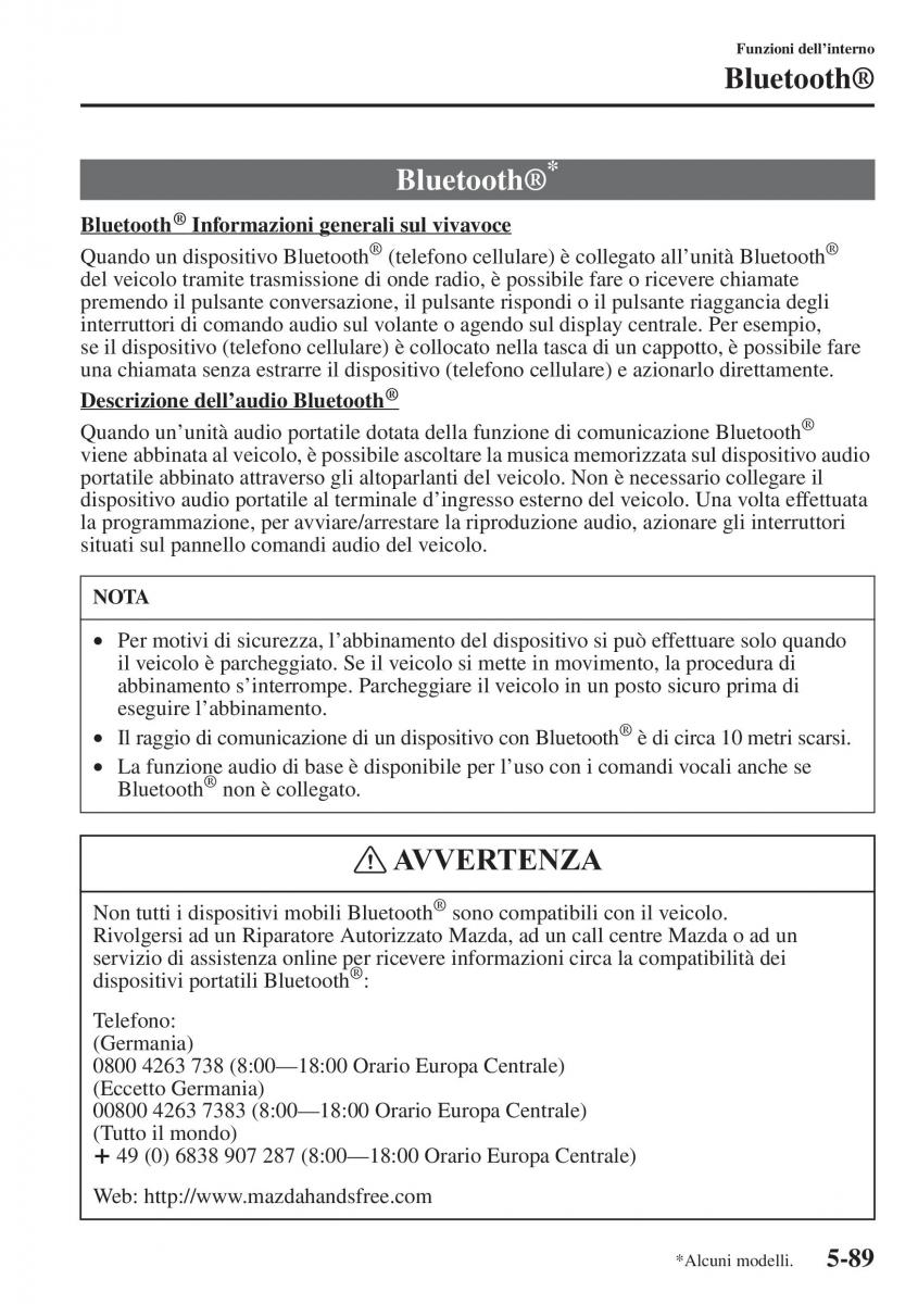 Mazda 6 III manuale del proprietario / page 497