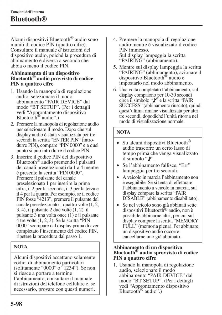 Mazda 6 III manuale del proprietario / page 506