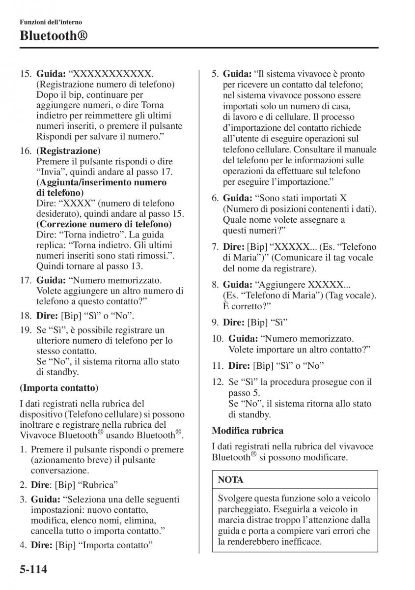 Mazda 6 III manuale del proprietario / page 522