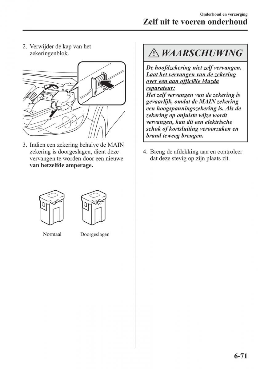 Mazda 6 III handleiding / page 693