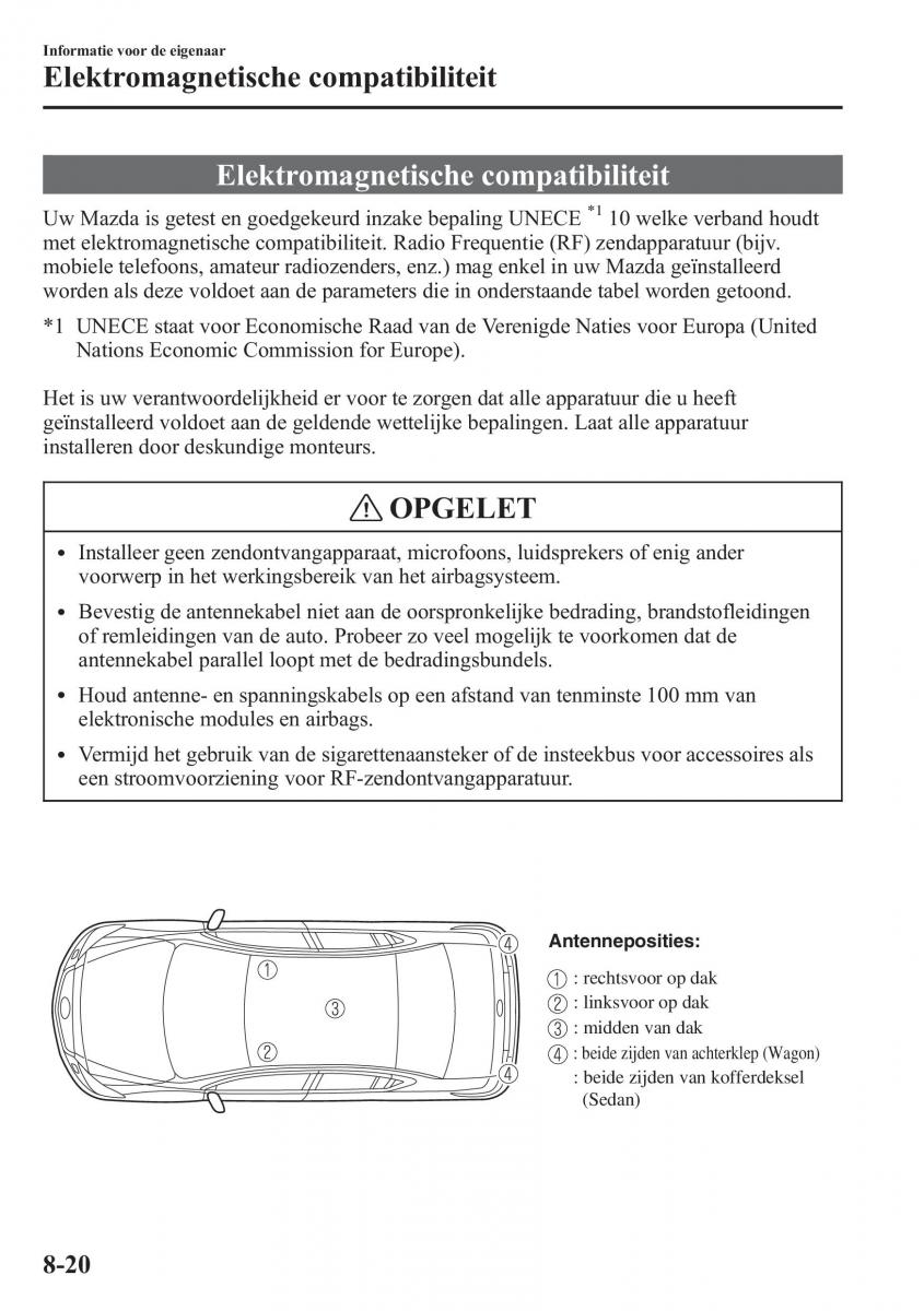 Mazda 6 III handleiding / page 794