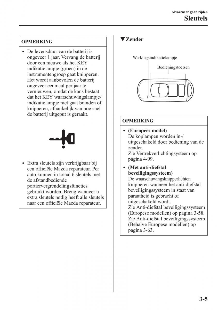 Mazda 6 III handleiding / page 93