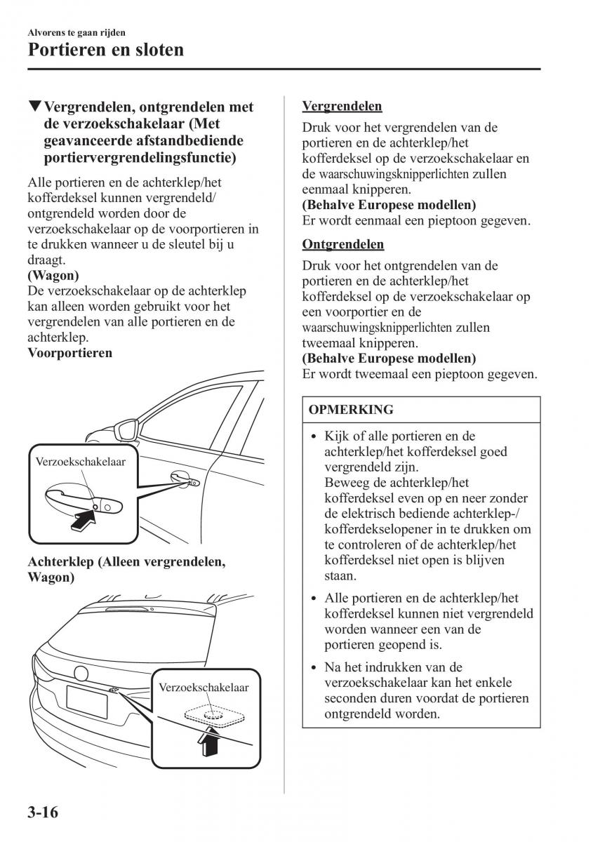 Mazda 6 III handleiding / page 104