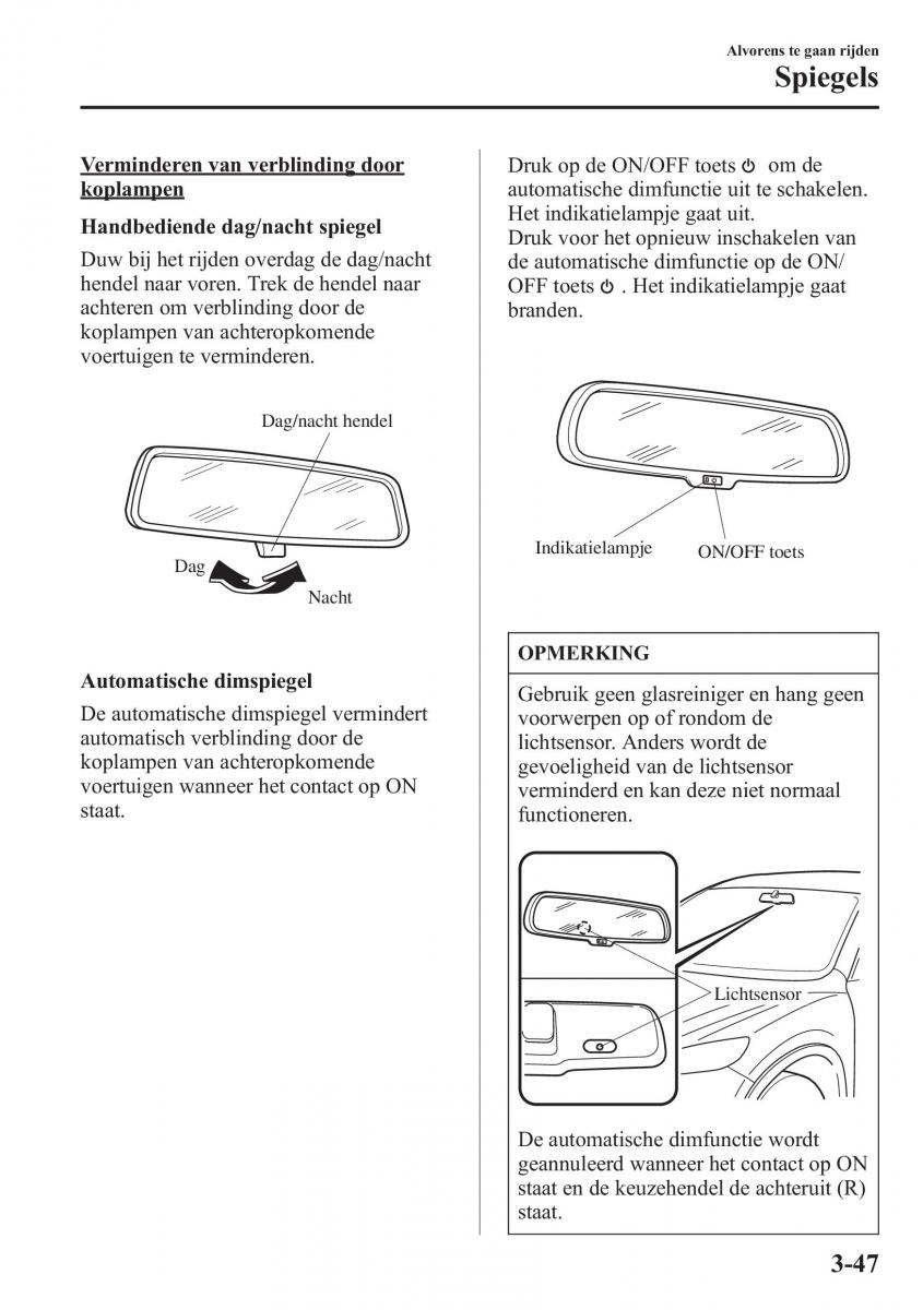 Mazda 6 III handleiding / page 135