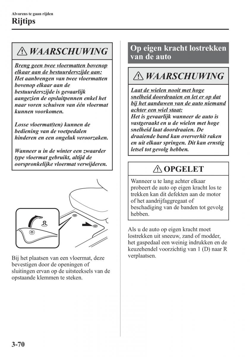 Mazda 6 III handleiding / page 158