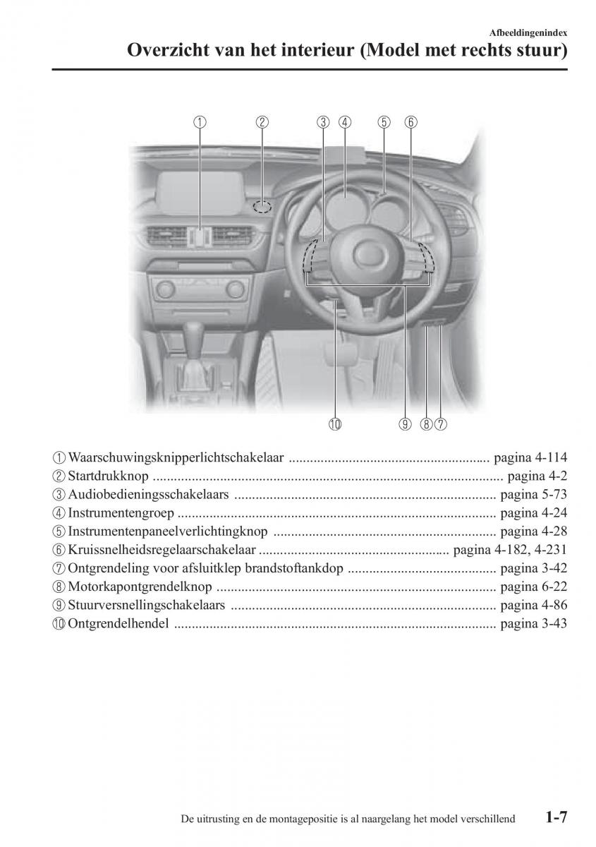 Mazda 6 III handleiding / page 19