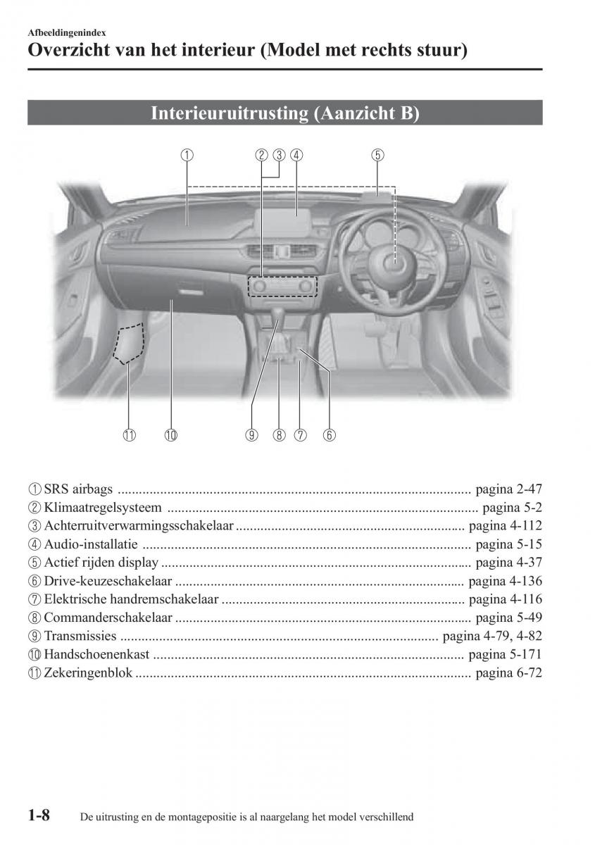 Mazda 6 III handleiding / page 20