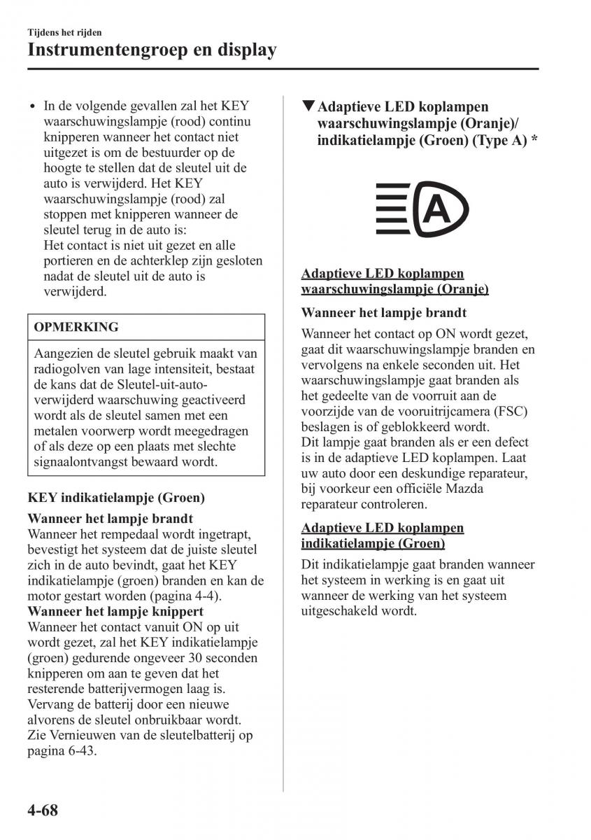 Mazda 6 III handleiding / page 246