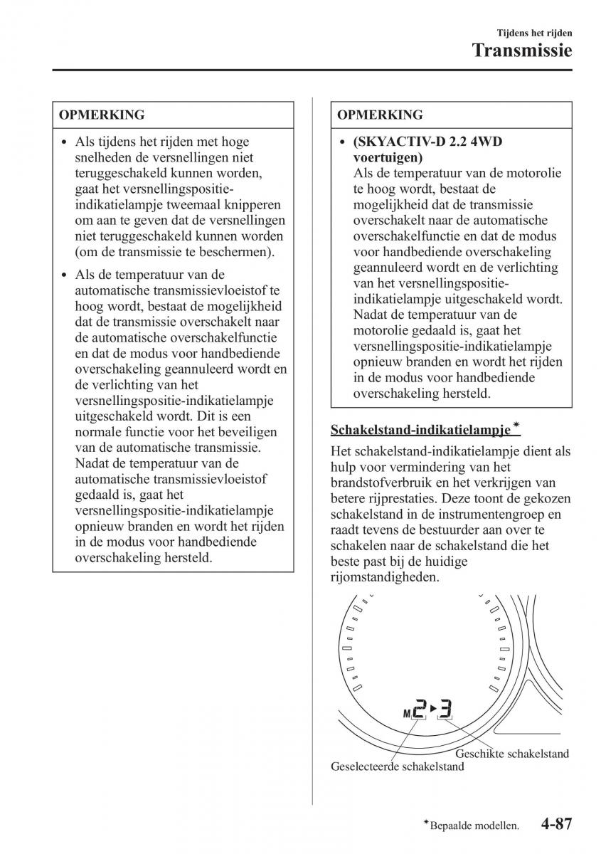 Mazda 6 III handleiding / page 265