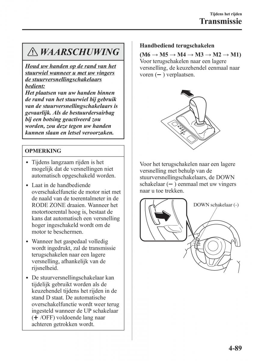 Mazda 6 III handleiding / page 267