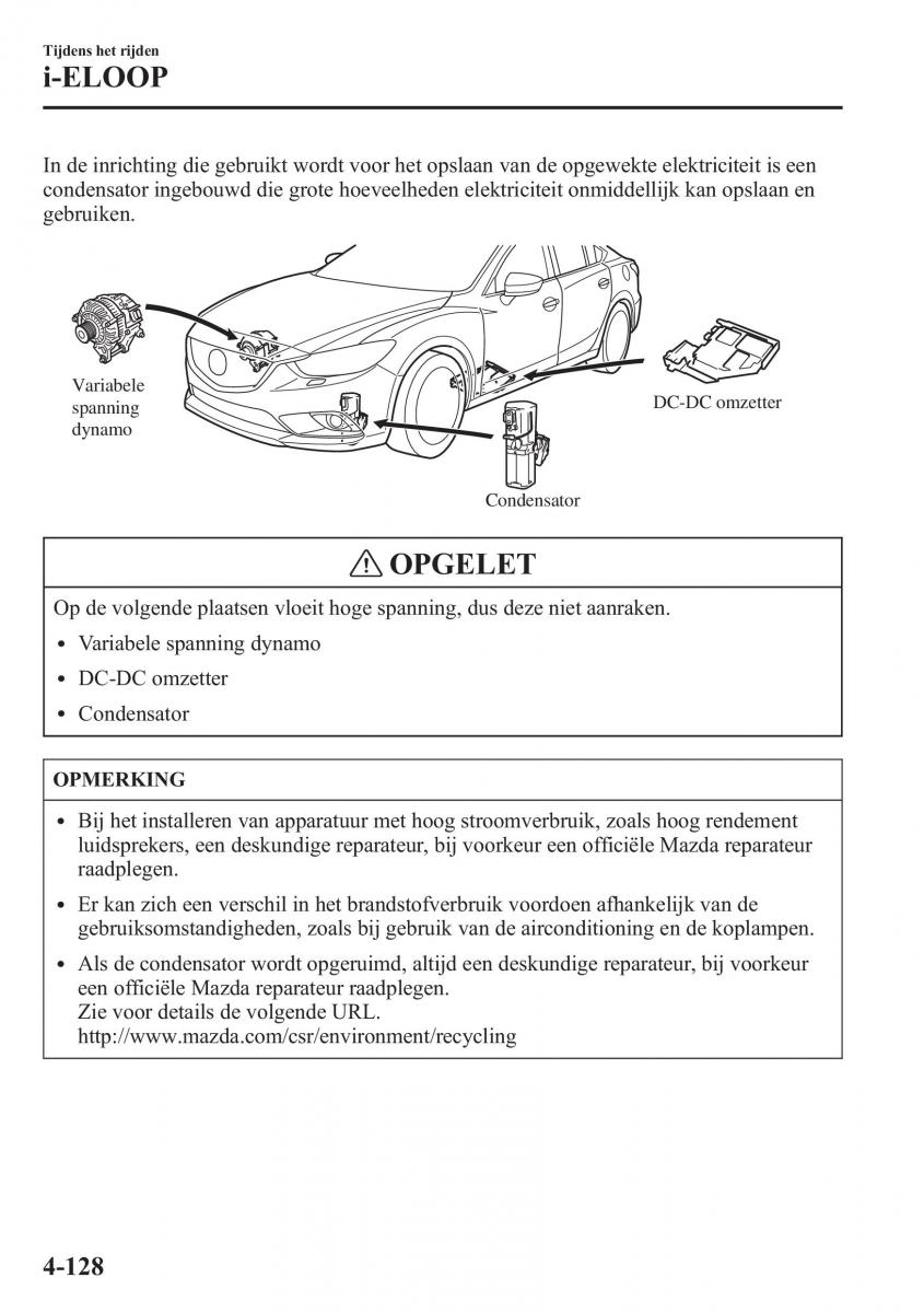 Mazda 6 III handleiding / page 306