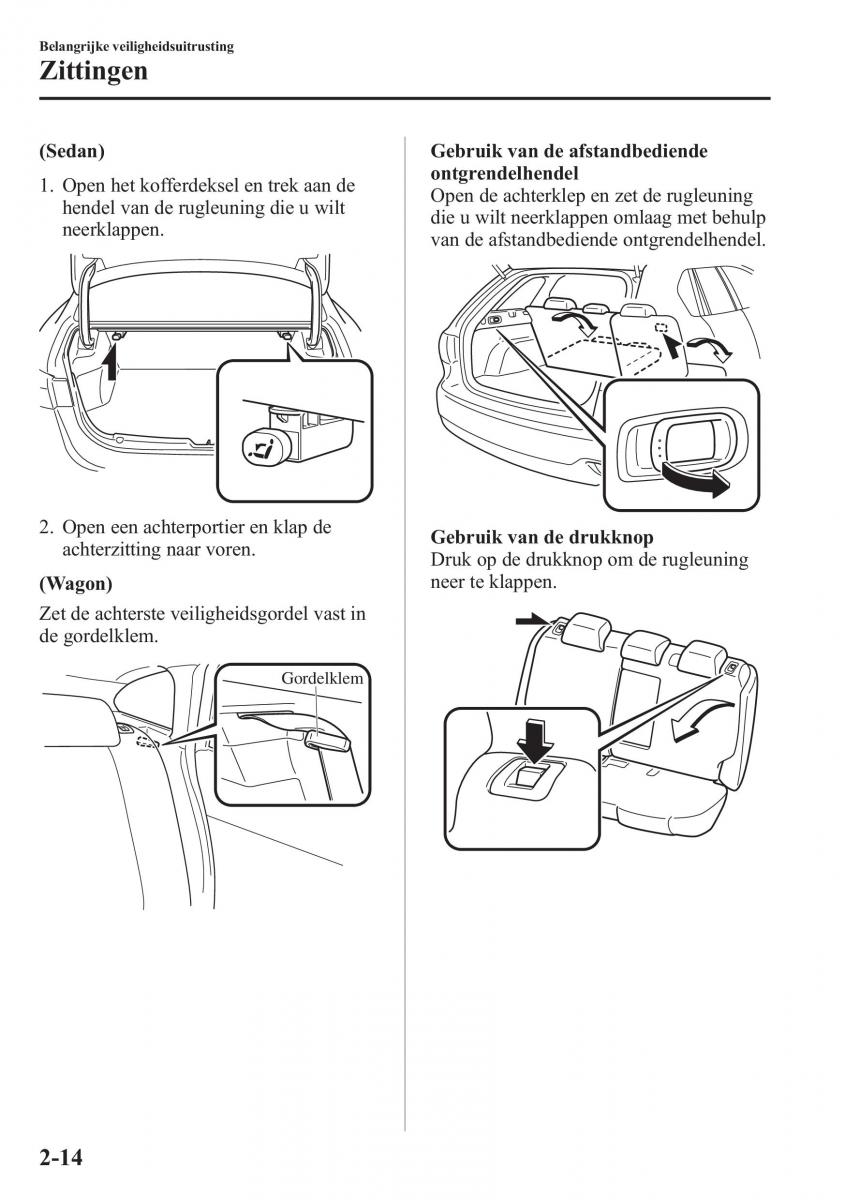 Mazda 6 III handleiding / page 38