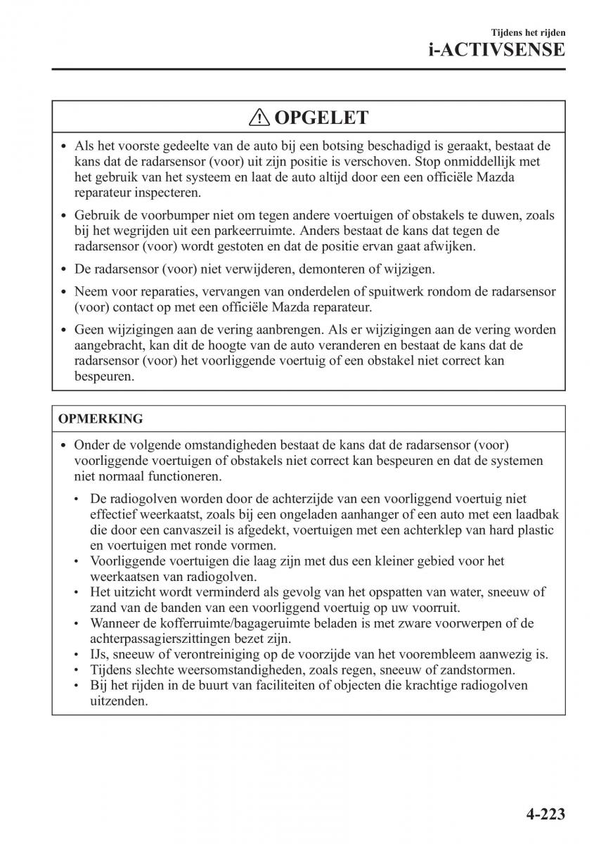 Mazda 6 III handleiding / page 401