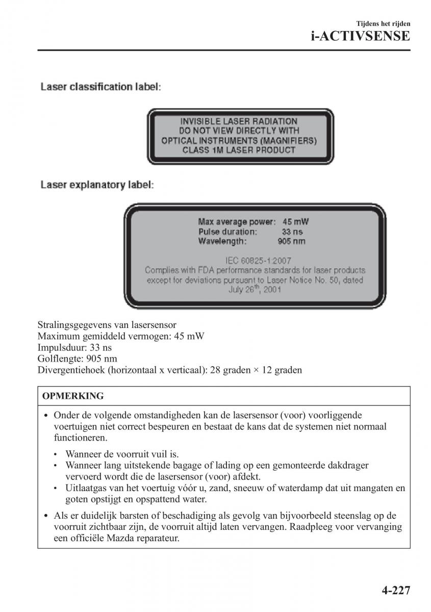 Mazda 6 III handleiding / page 405