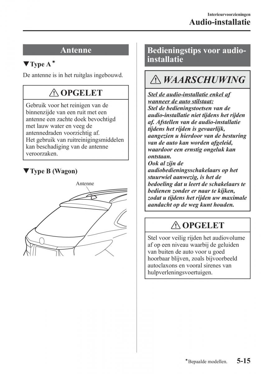 Mazda 6 III handleiding / page 461