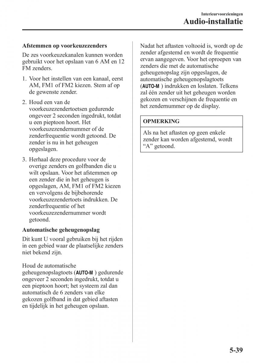 Mazda 6 III handleiding / page 485