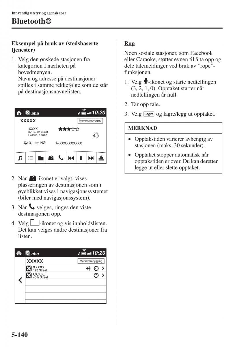 Mazda 6 III bruksanvisningen / page 548