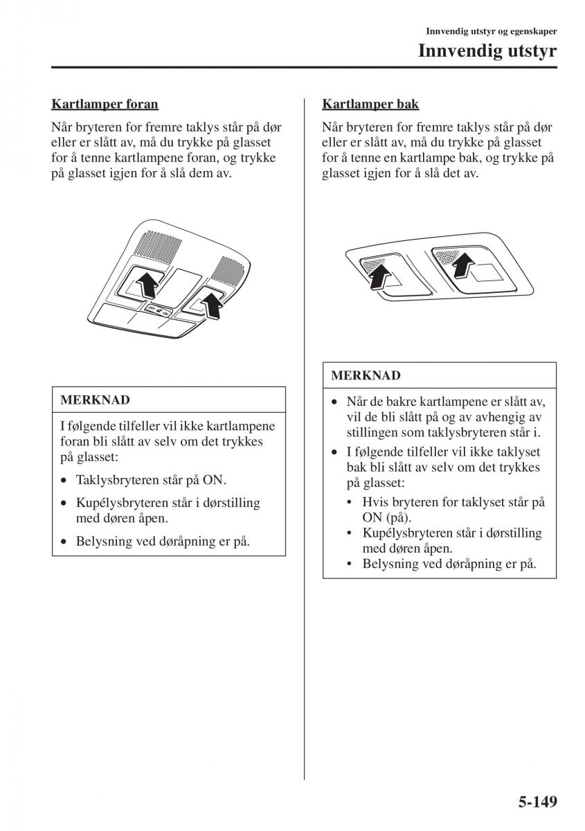 Mazda 6 III bruksanvisningen / page 557